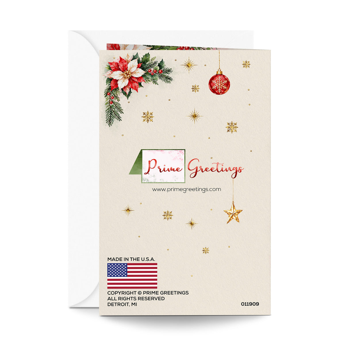 Granddaughter Christmas Card — back