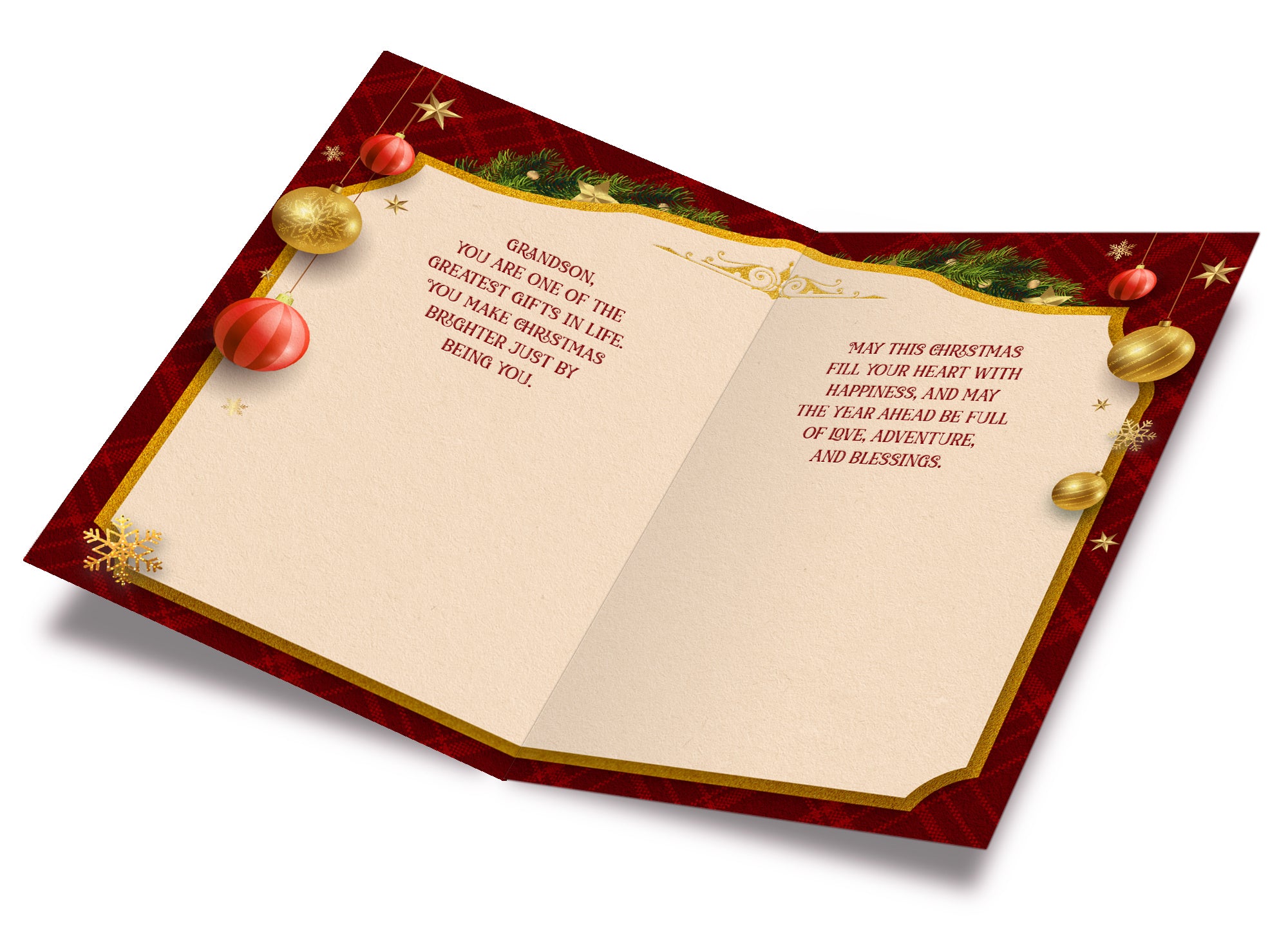 Grandson Christmas Card