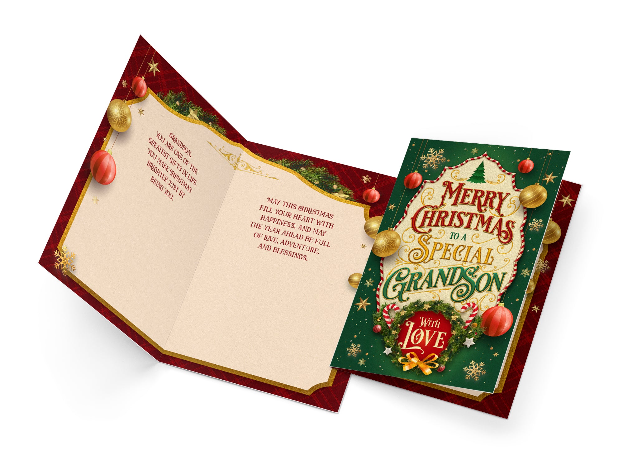 Grandson Christmas Card