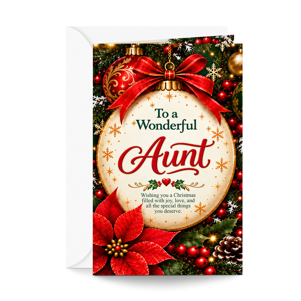 Aunt Christmas Card