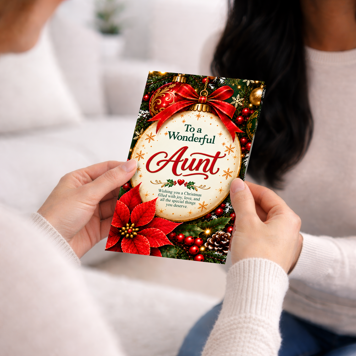 Aunt Christmas Card — lifestyle1