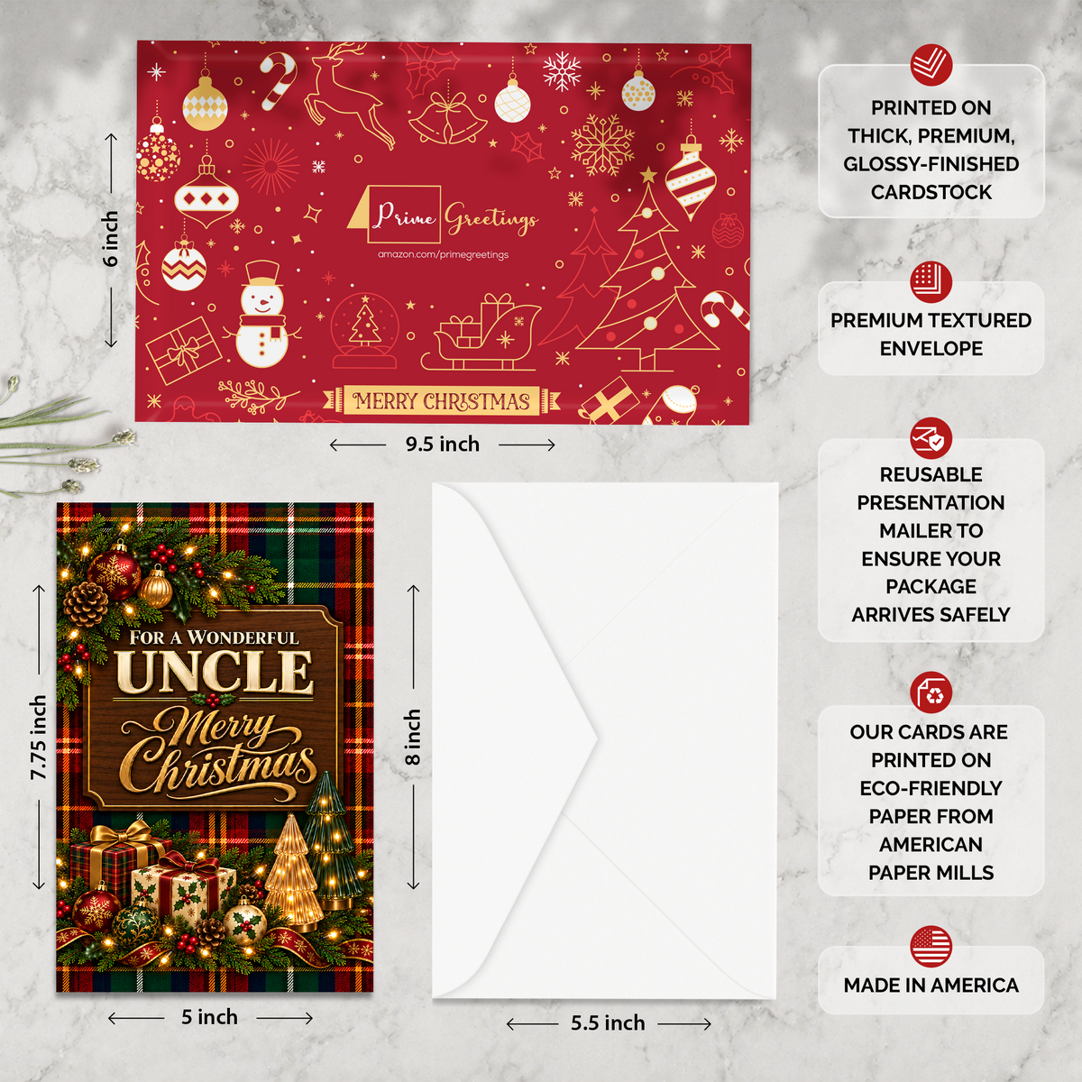 Uncle Christmas Card — infographic