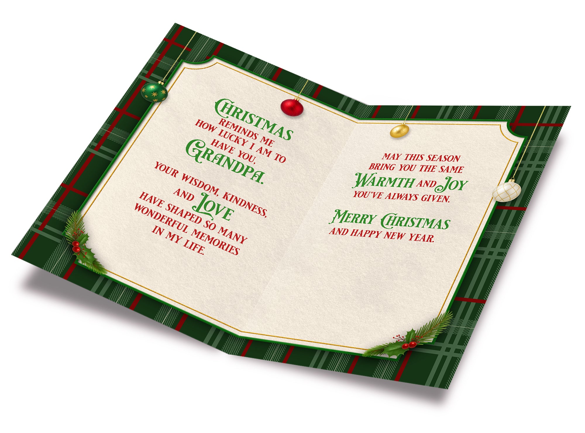 Grandpa Christmas Card