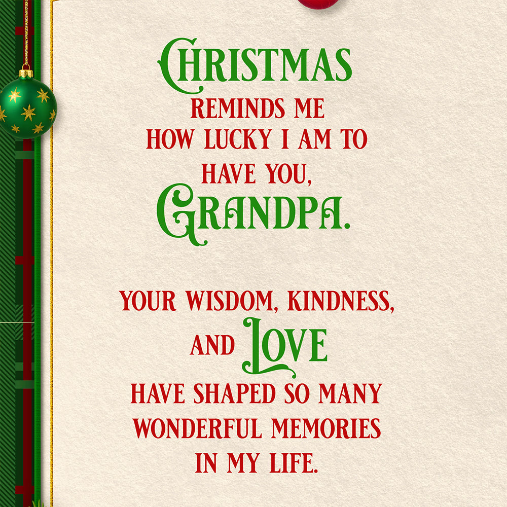 Grandpa Christmas Card