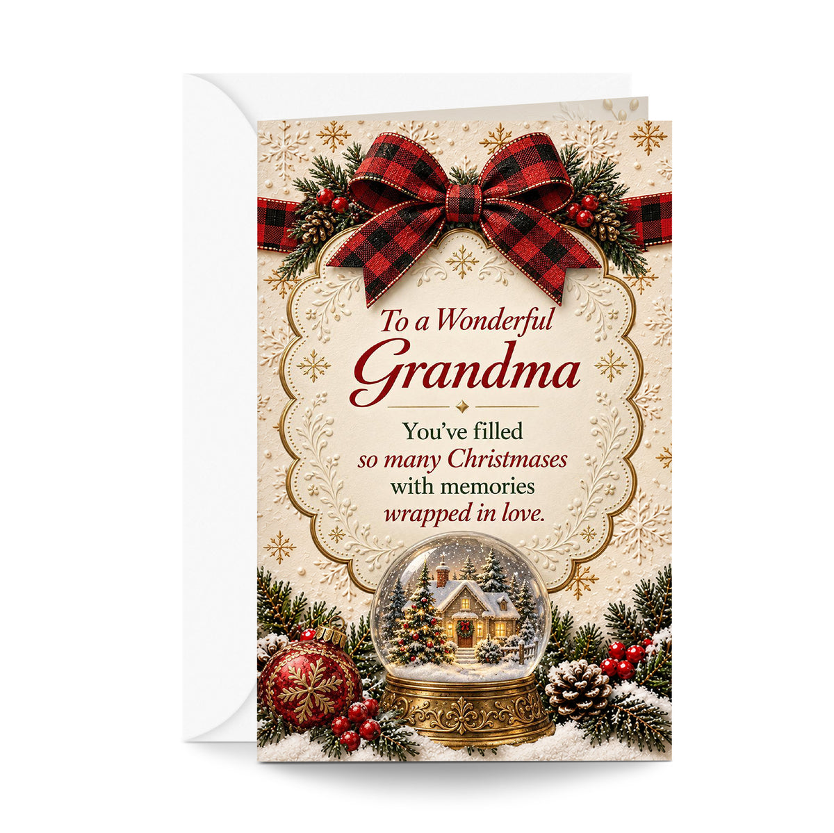 Grandma Christmas Card — front