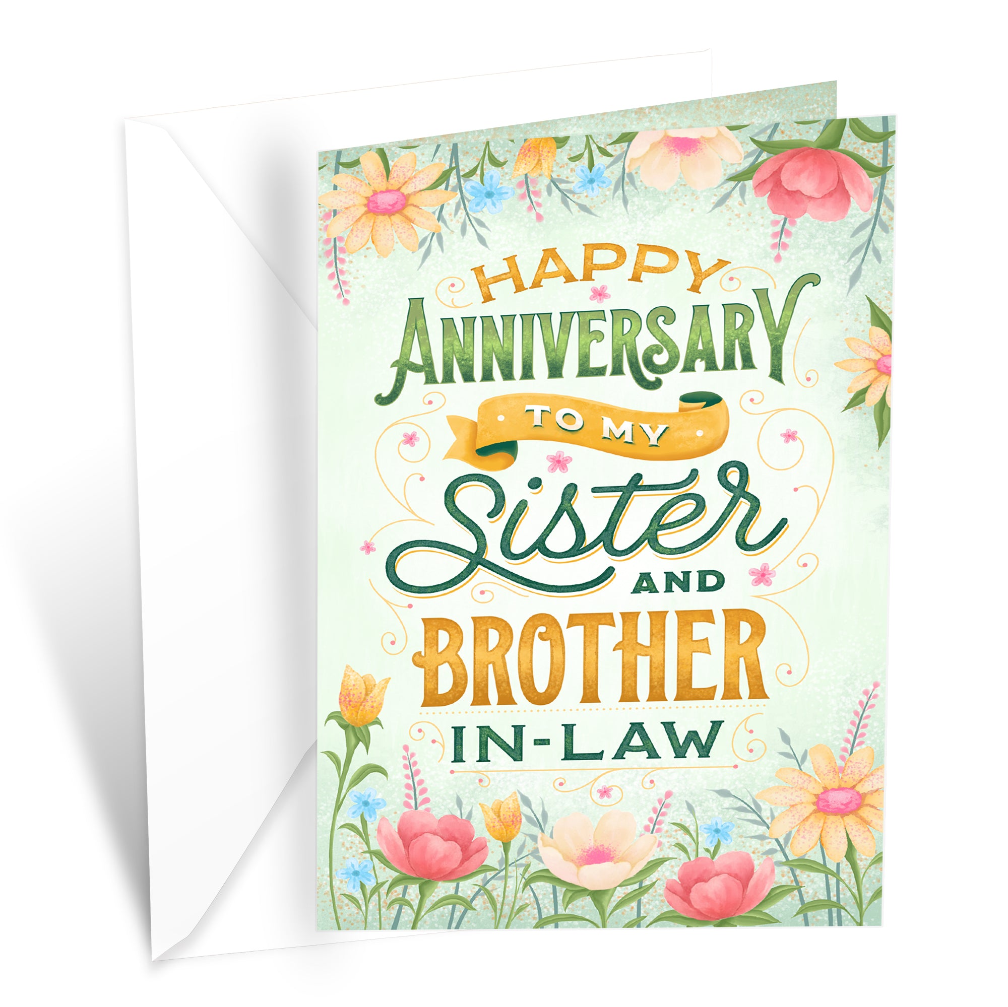 Sister & Brother In Law Anniversary Card