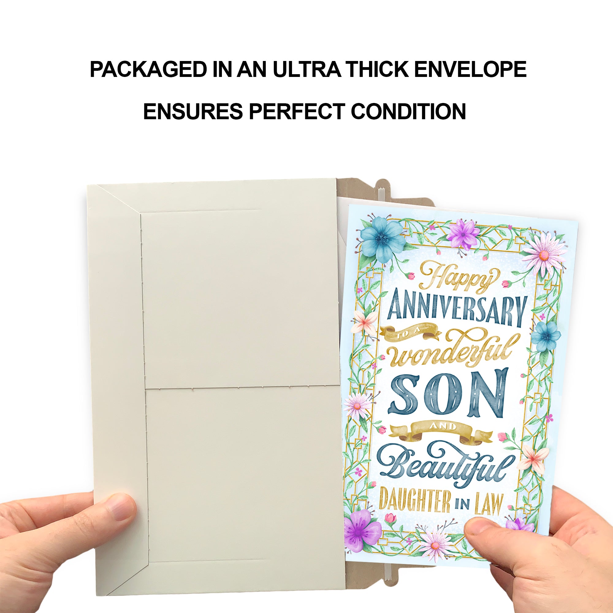 Son & Daughter In Law Anniversary Card