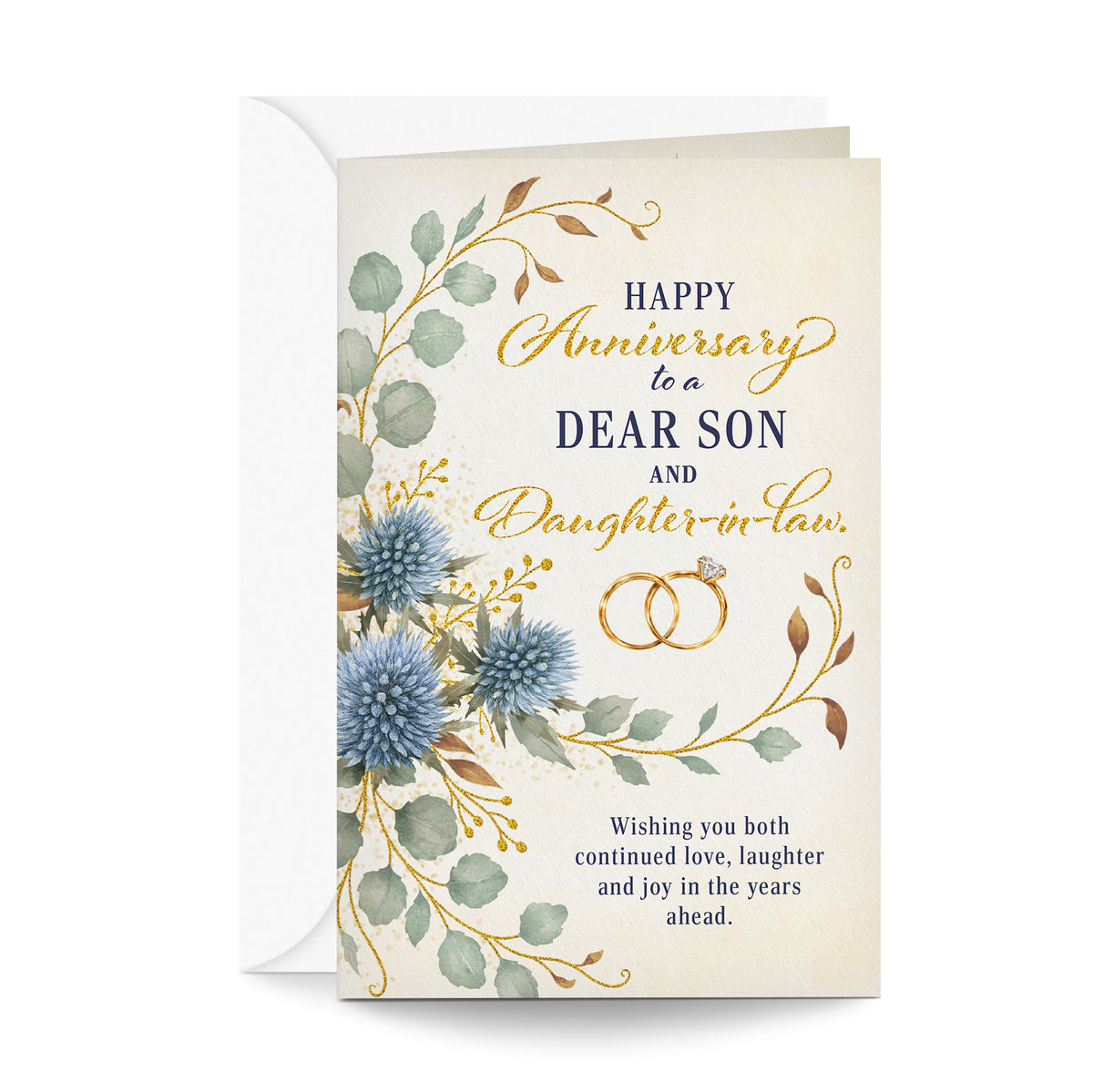 Anniversary Card For Son and Daughter In Law — front