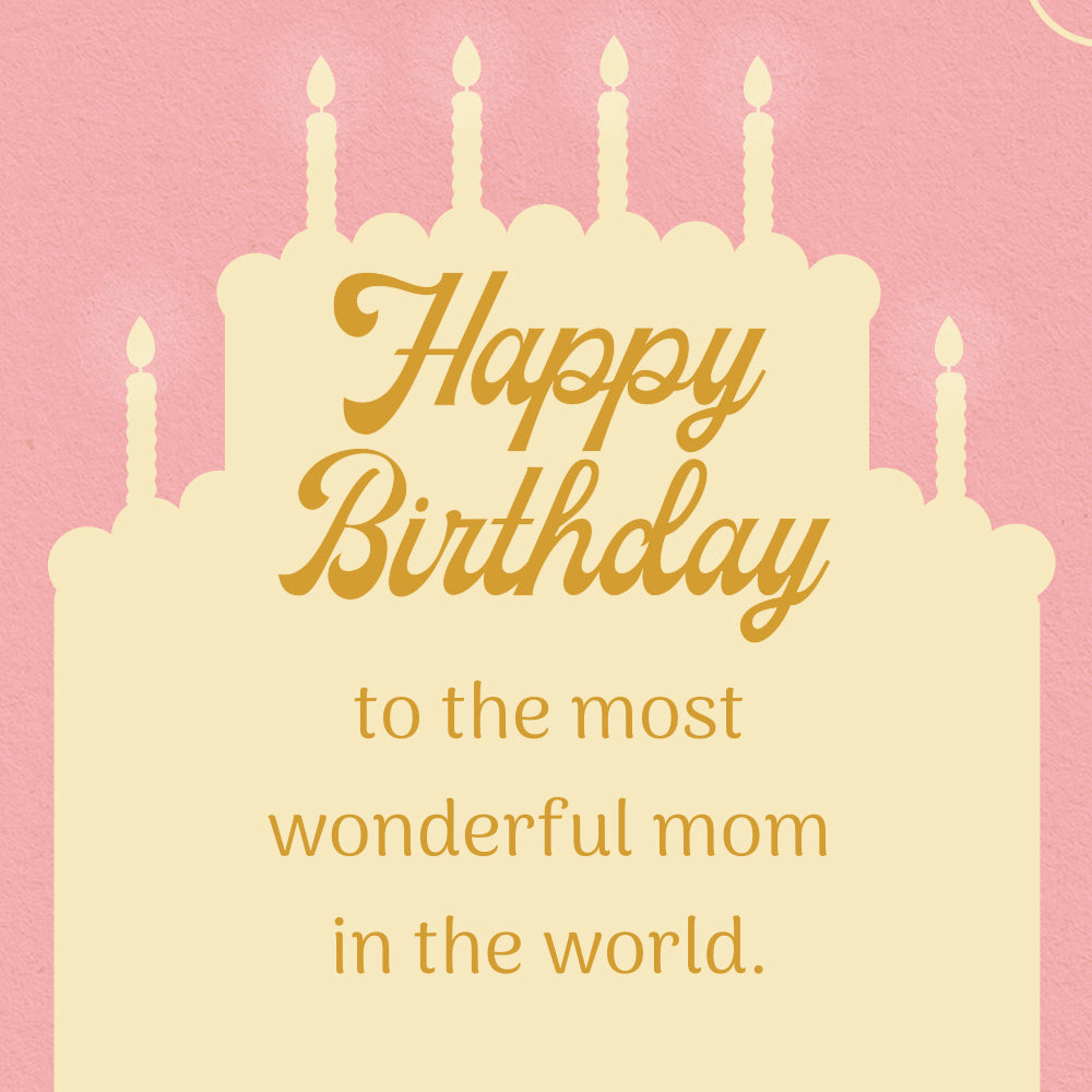 Birthday Card For Mom (Mother)