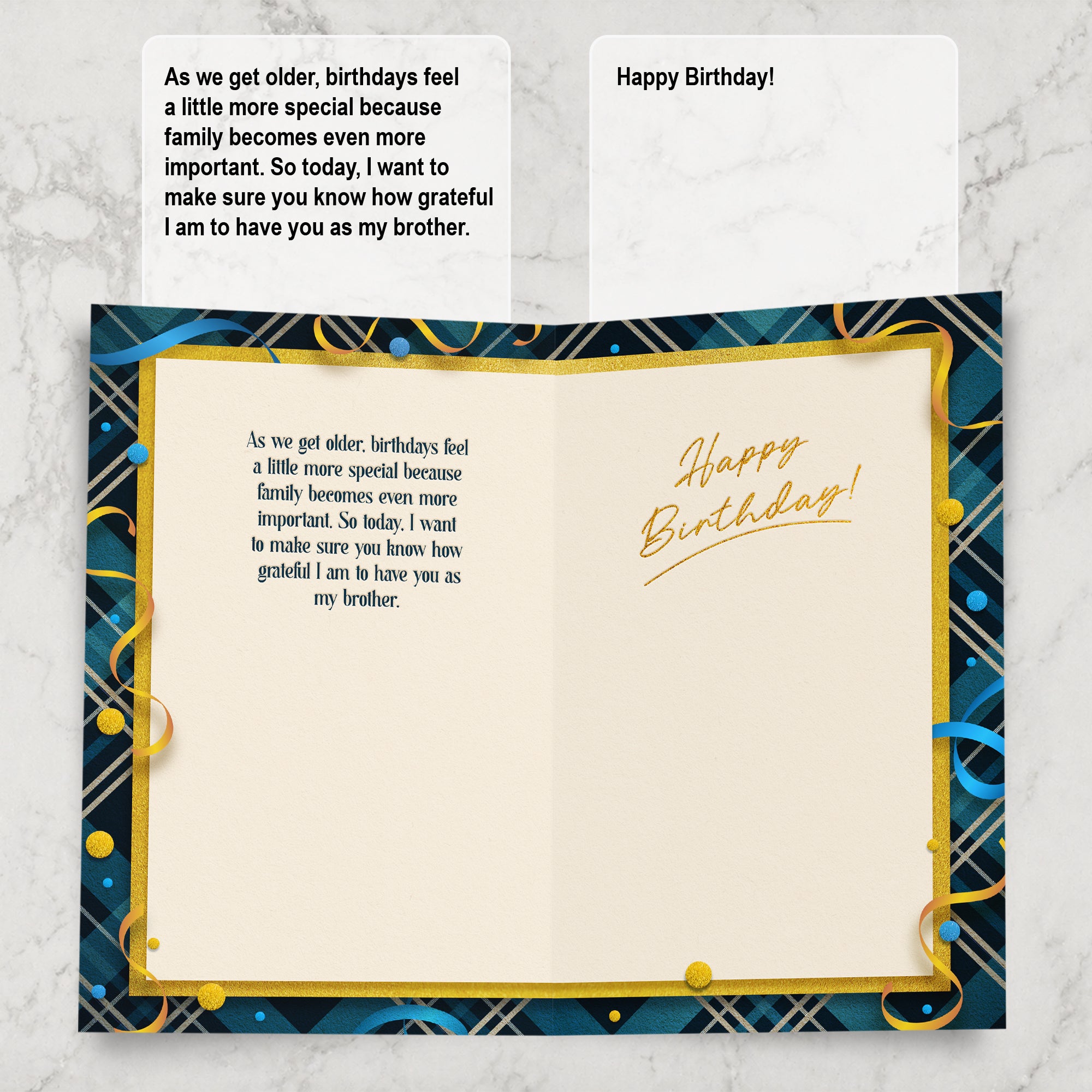 Brother Birthday Card