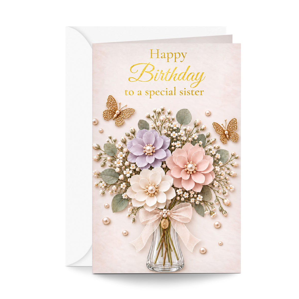 Sister Birthday Card — front
