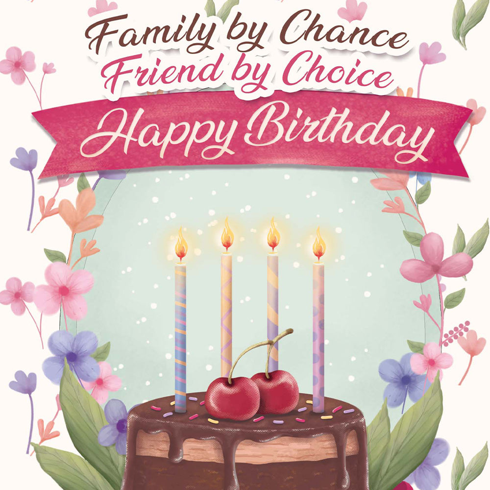 Sister In Law Birthday Card