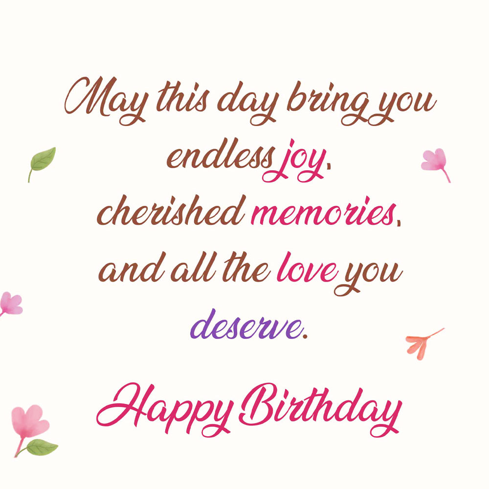 Sister In Law Birthday Card