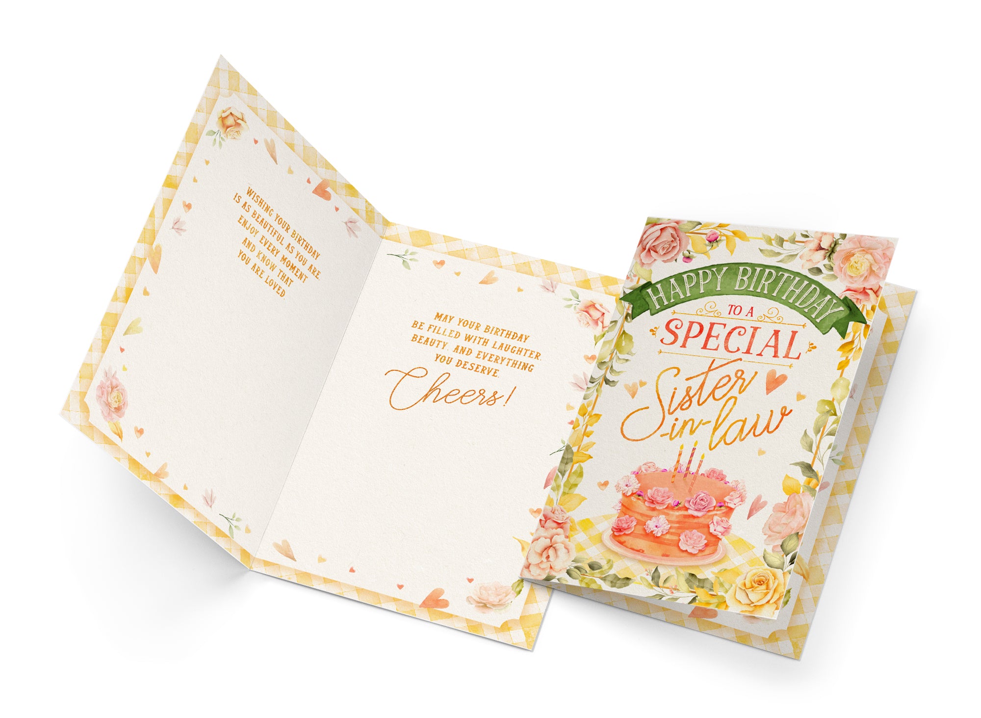 Sister In Law Birthday Card