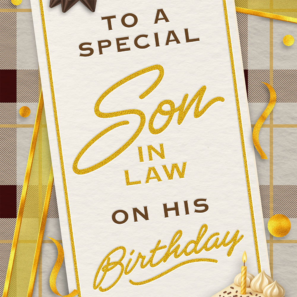 Son In Law Birthday Card