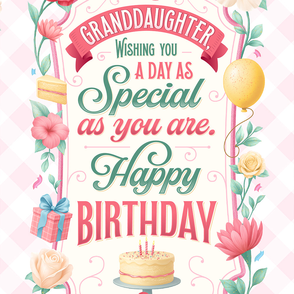 Granddaughter Birthday Card