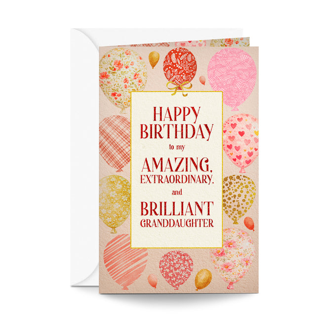 Granddaughter Birthday Card