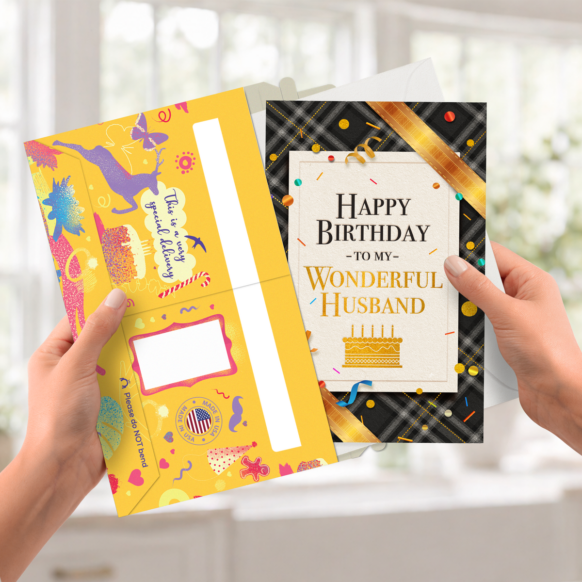 Husband Birthday Card — pullout