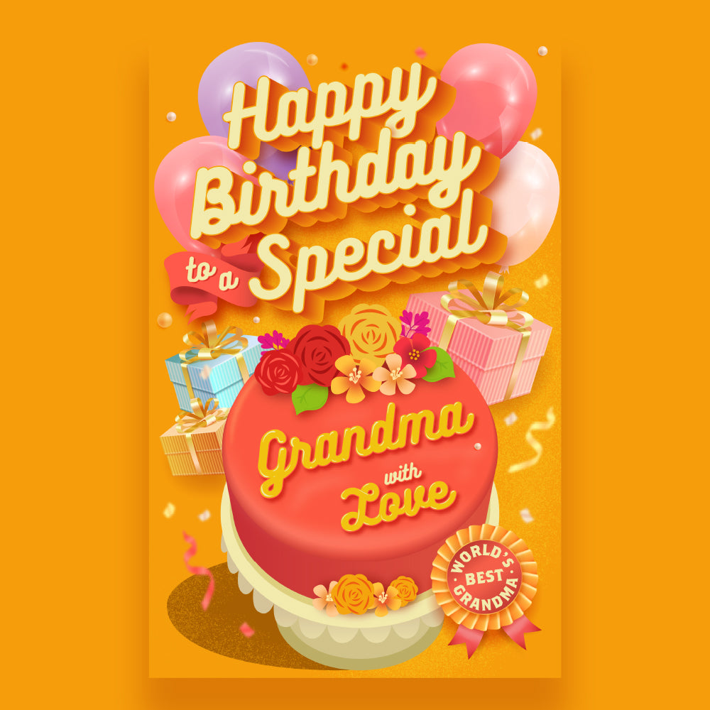 Grandma Birthday Card
