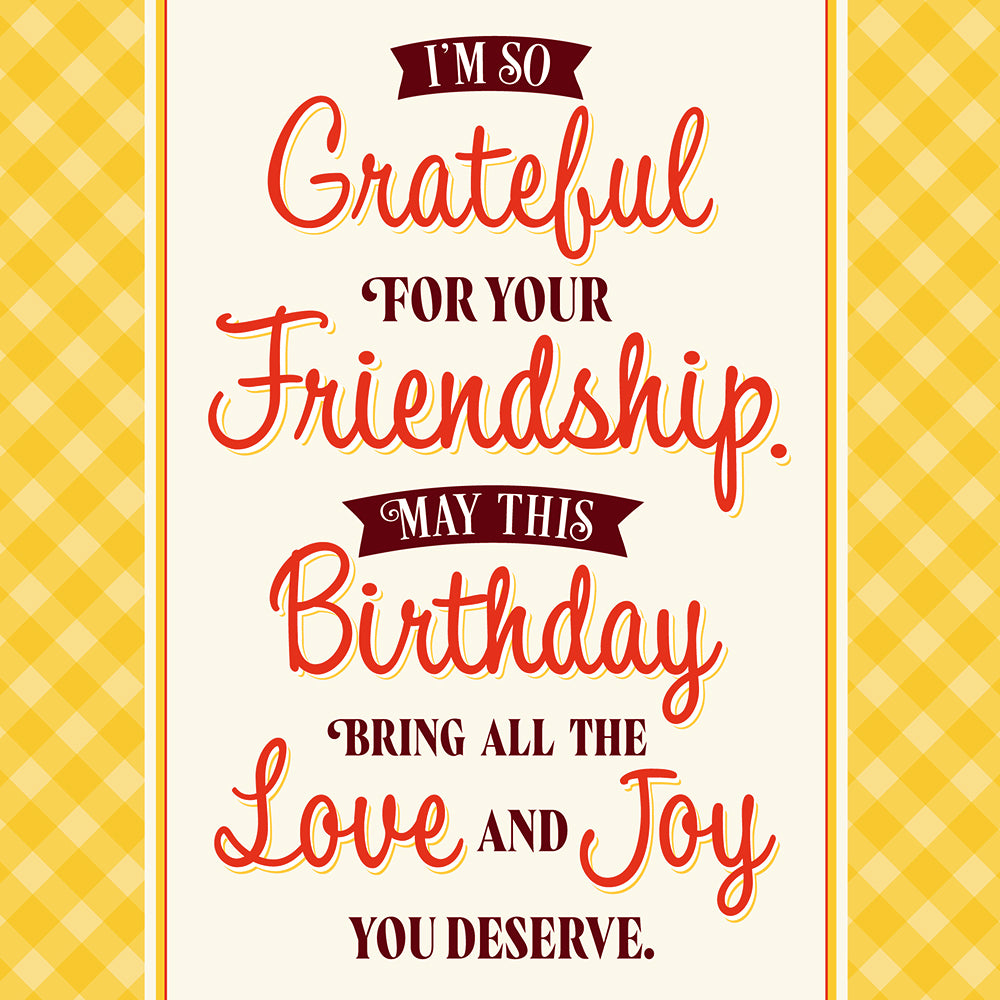 Friend Birthday Card