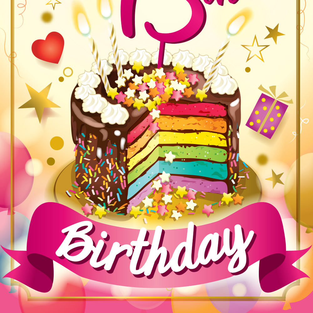 13th Birthday Card