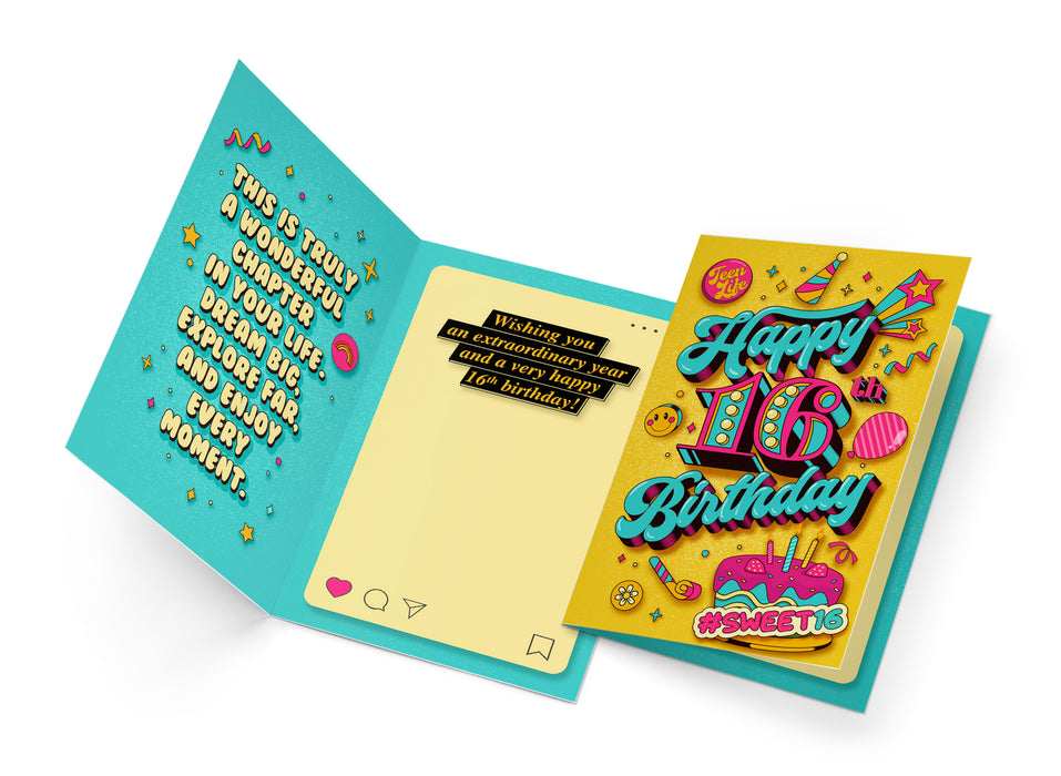 16th Birthday Card