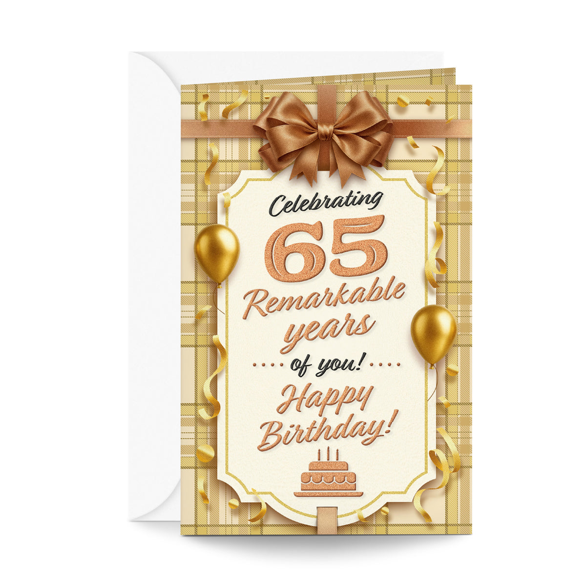 65th Birthday Card — front