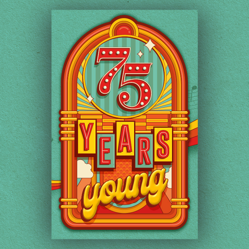75th Birthday Card