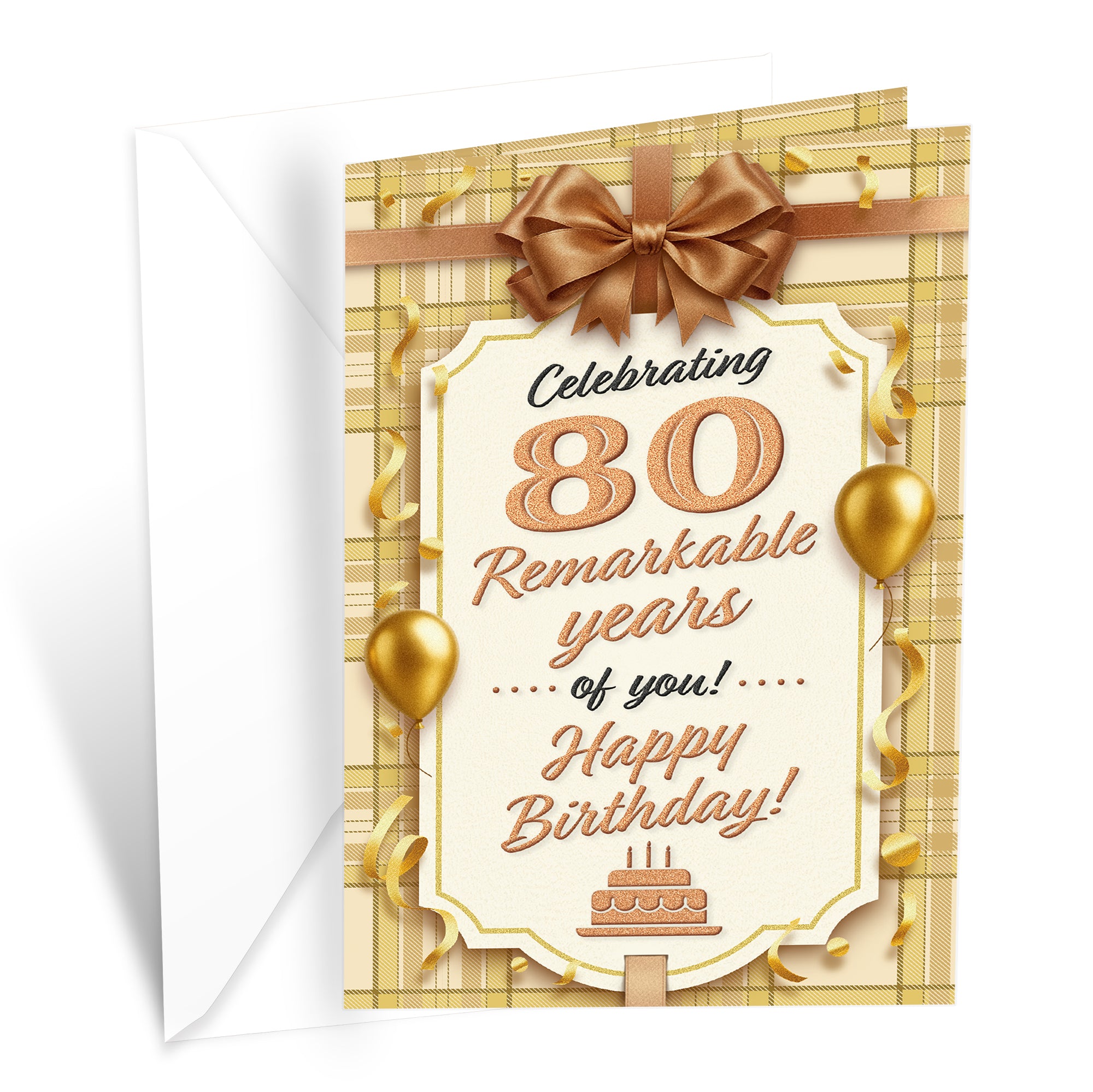 80th Birthday Card
