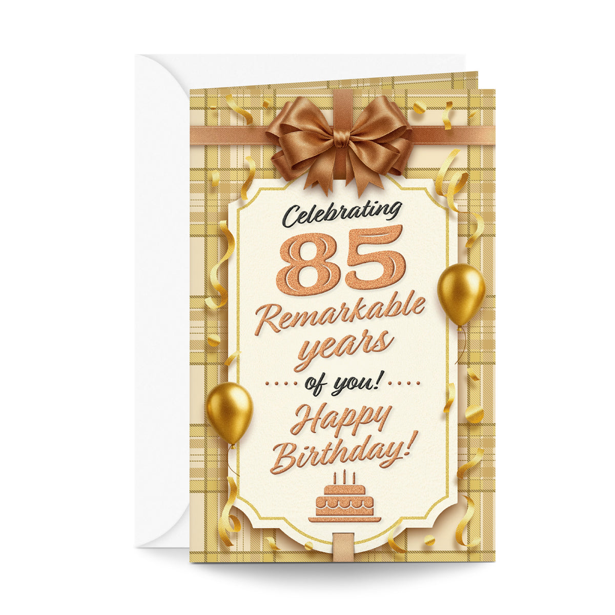 85th Birthday Card — front