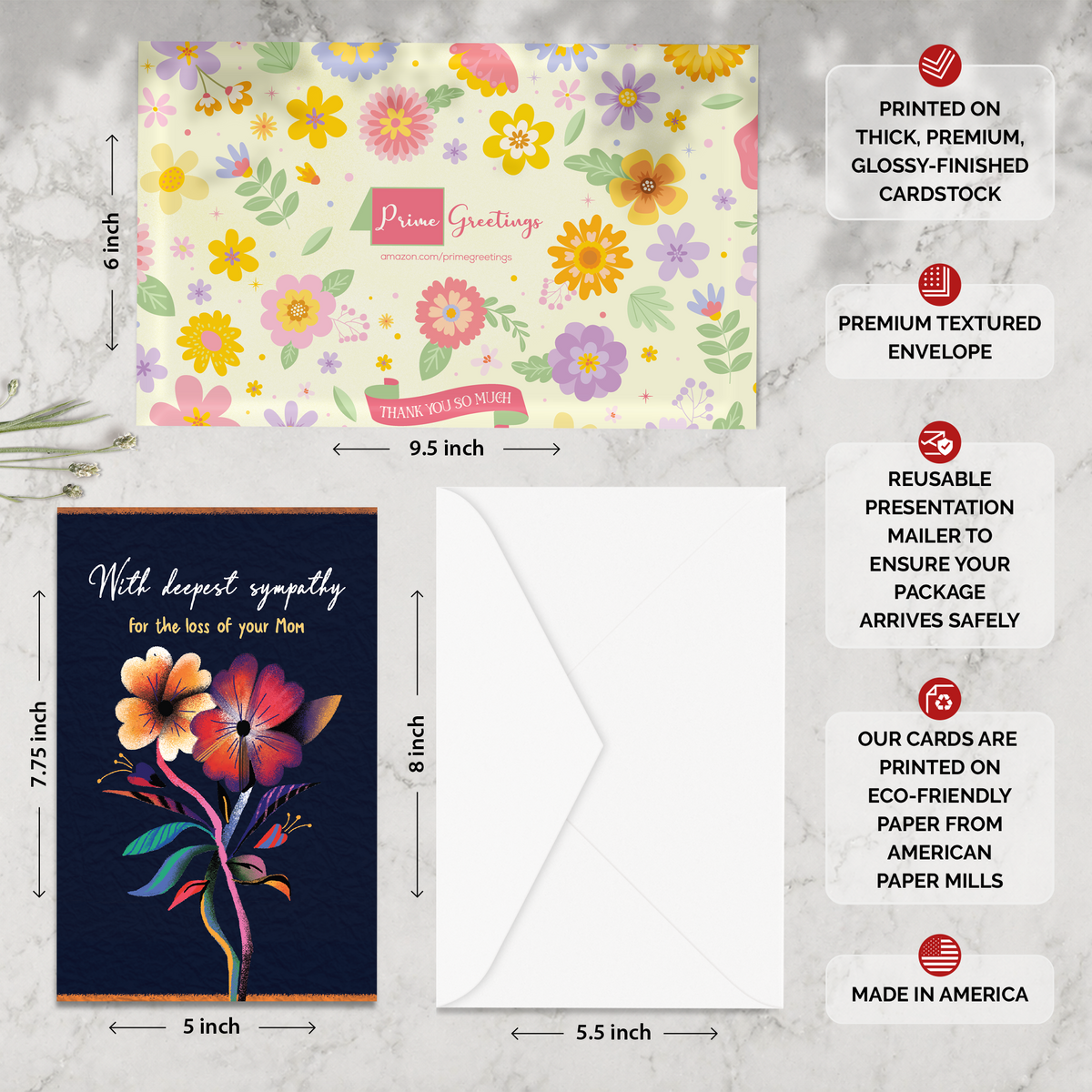 Sympathy Card For Loss of Mom — infographic