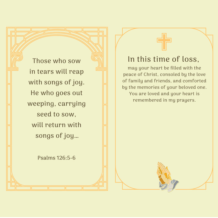 Religious Sympathy Card