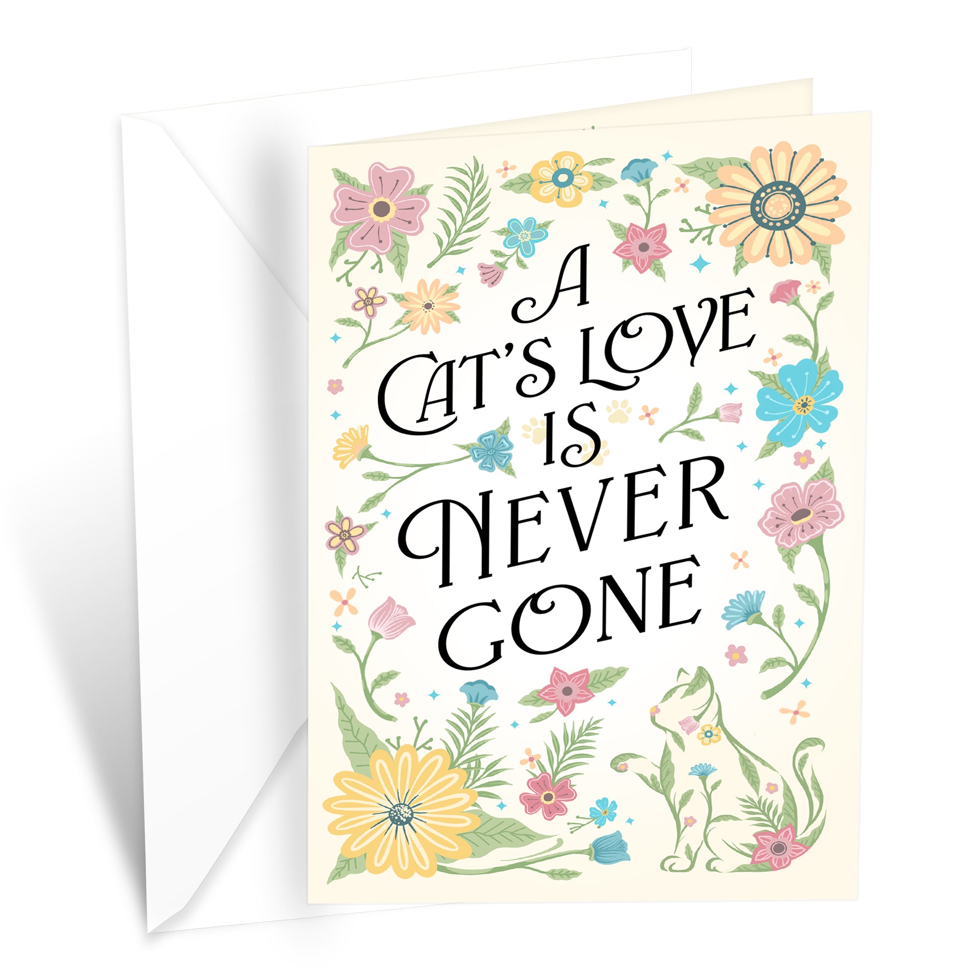 Loss of Cat Sympathy Card