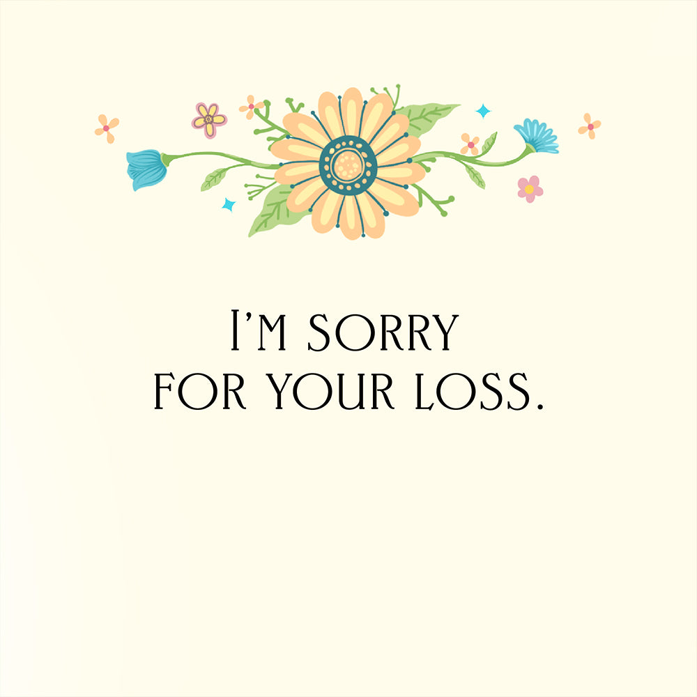Loss of Cat Sympathy Card