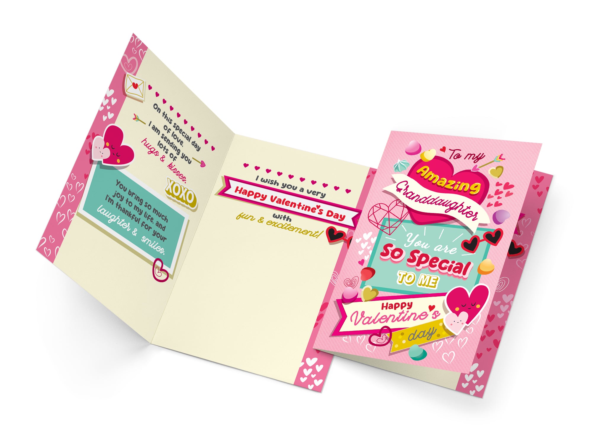 Valentine's Day Card For Granddaughter