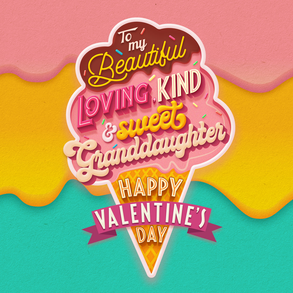 Valentine's Day Card For Granddaughter