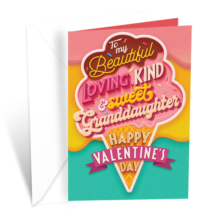 Valentine's Day Card For Granddaughter