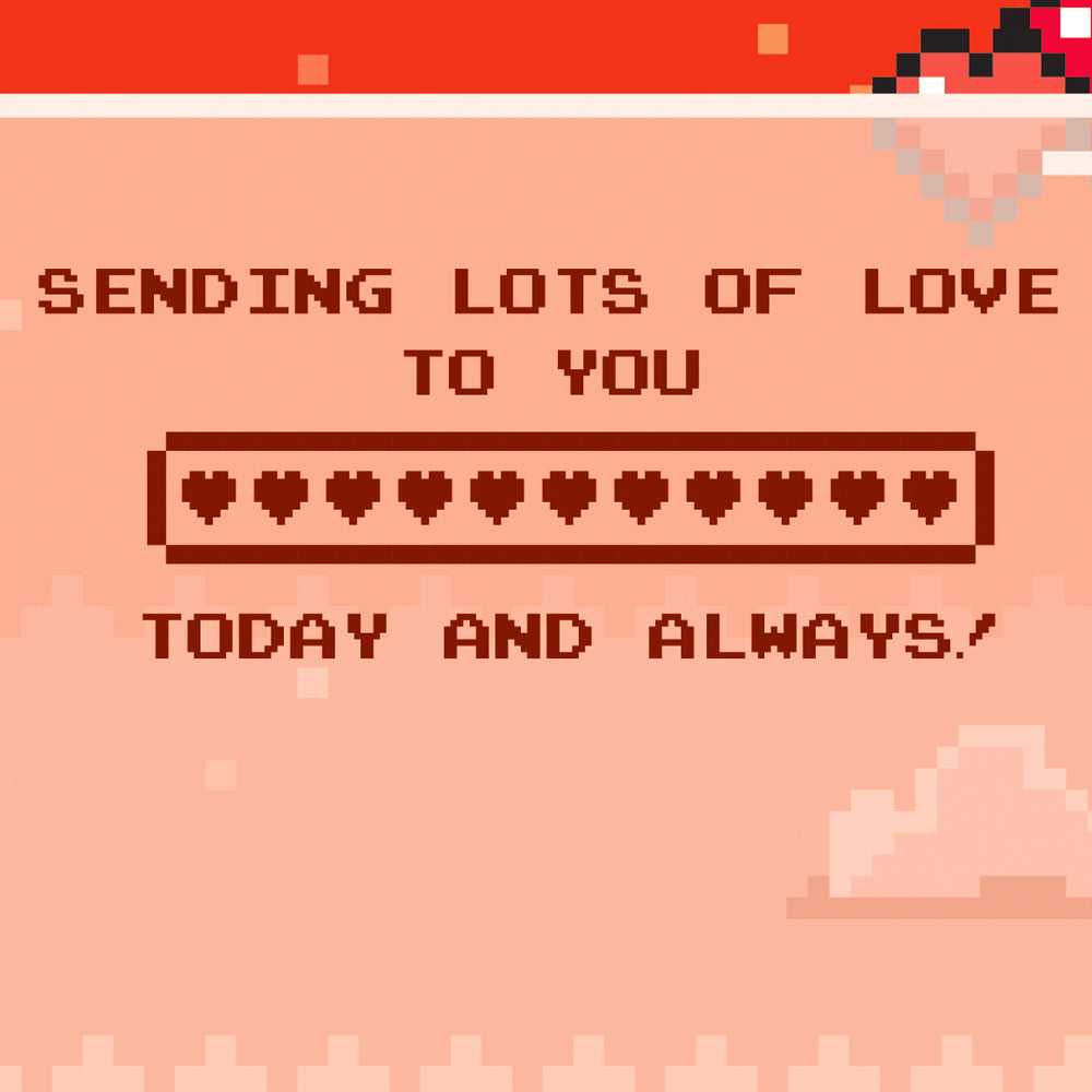 Valentine's Day Card For Grandson