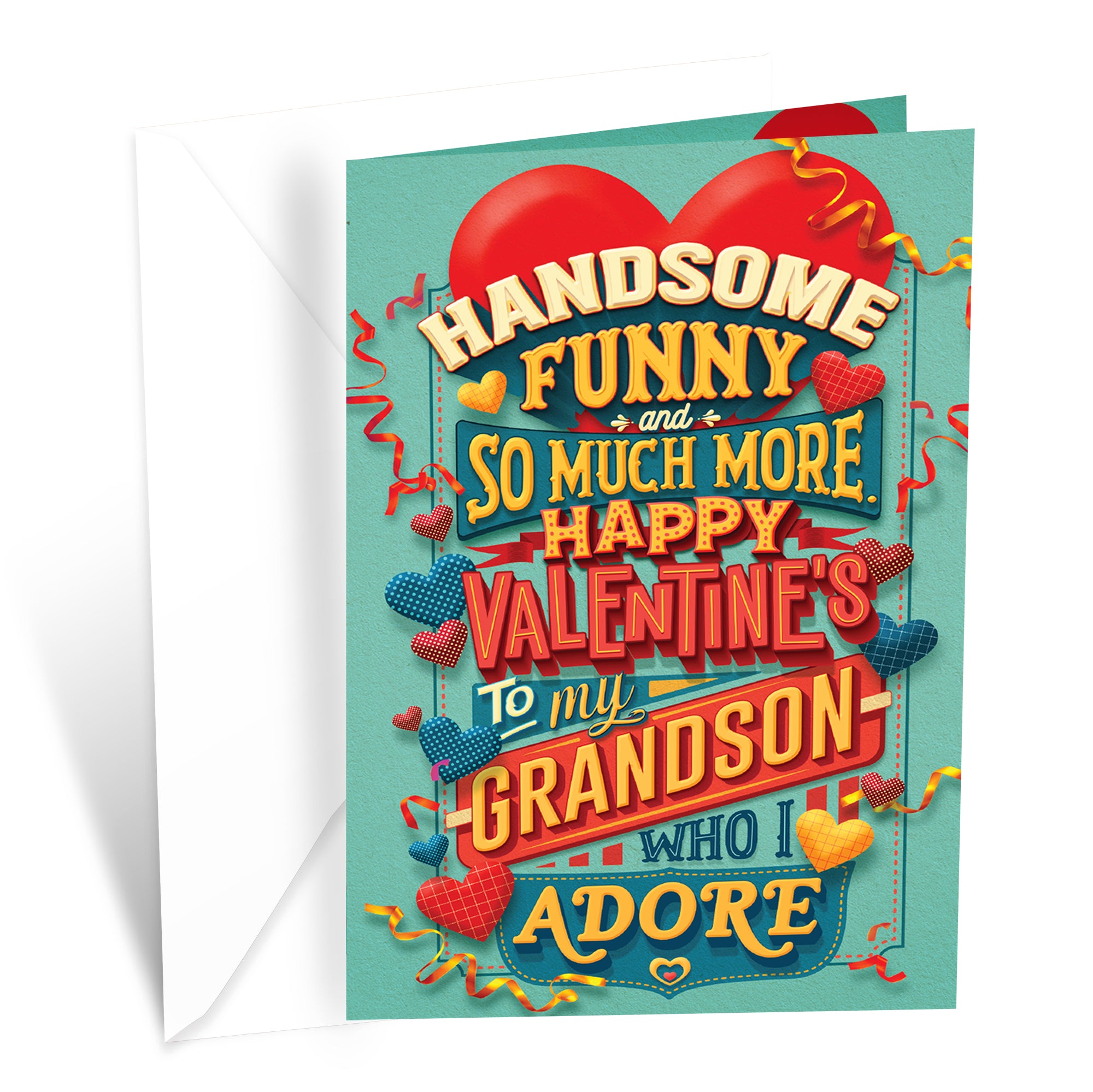 Valentine's Day Card For Grandson