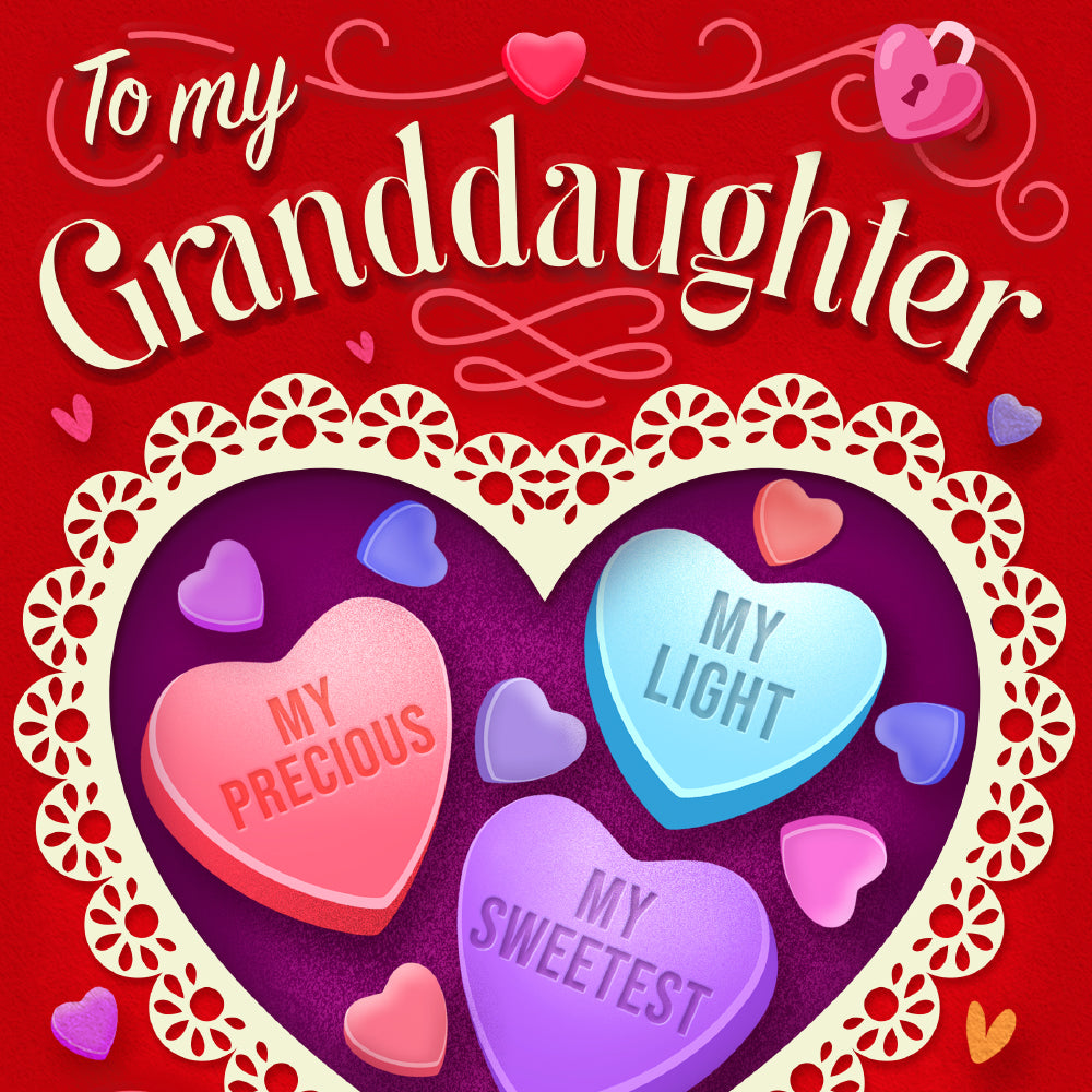 Granddaughter Valentine's Card