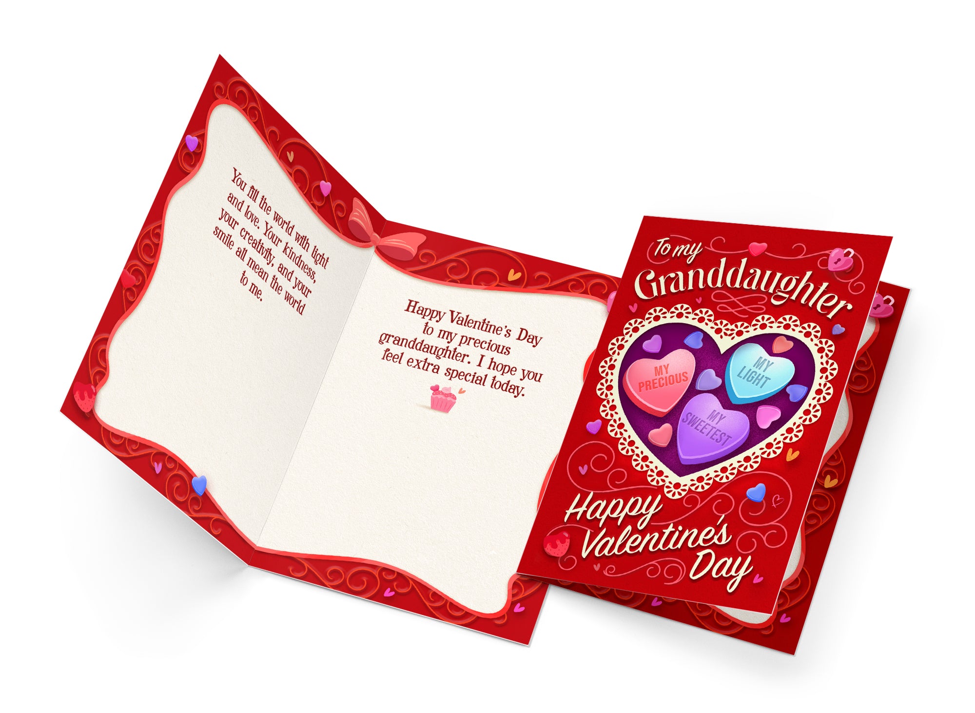 Granddaughter Valentine's Card