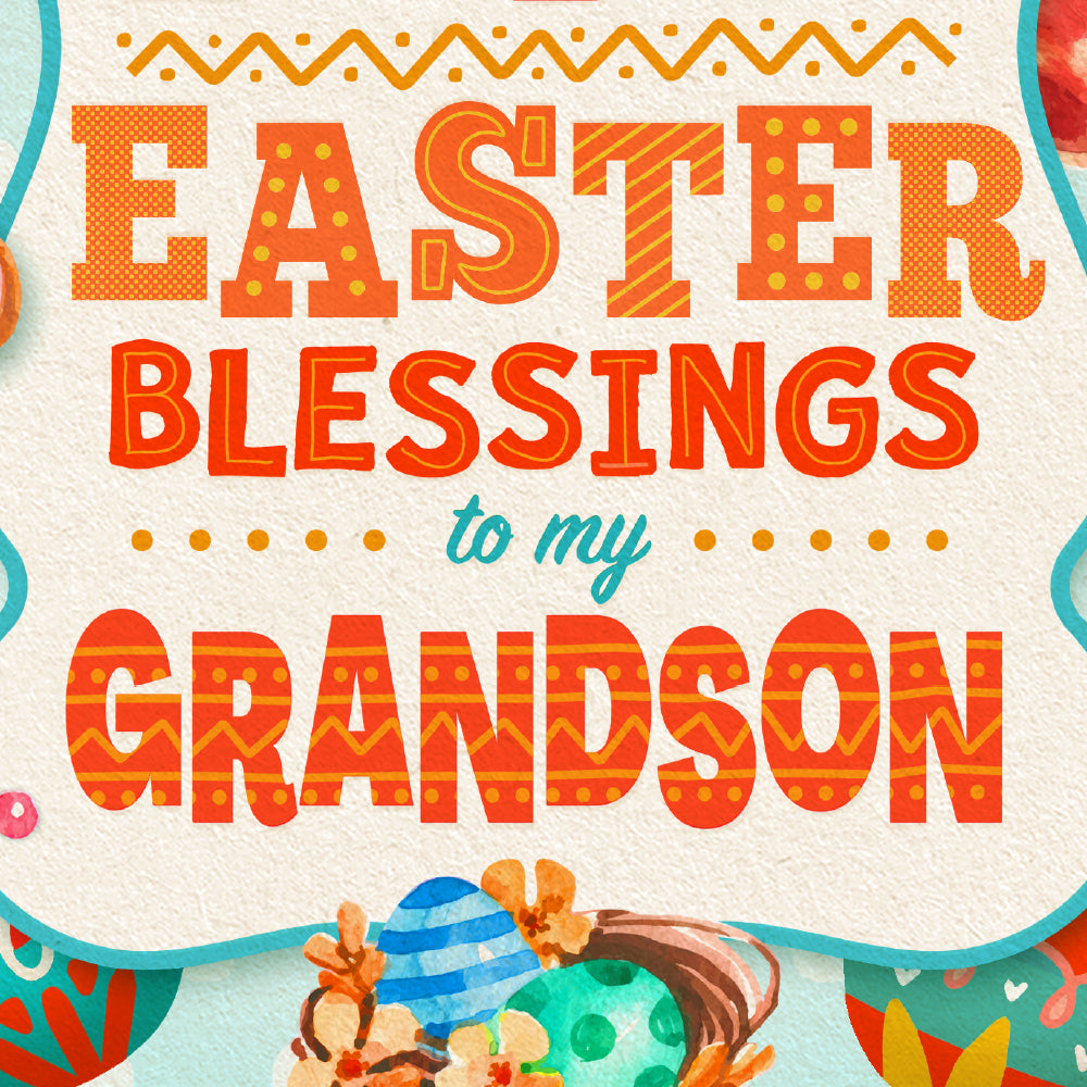Easter Card For Grandson