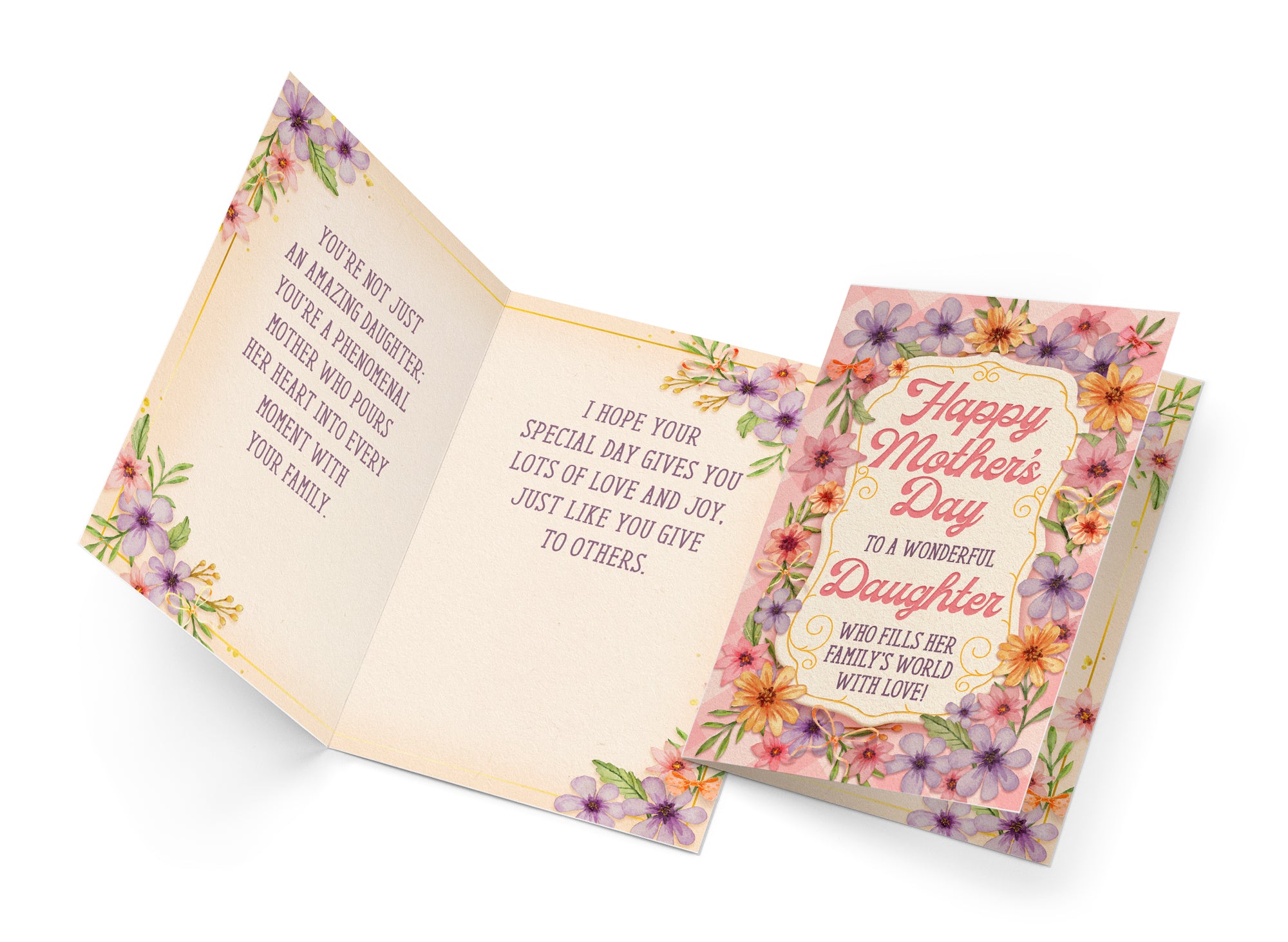 Mother's Day Card For Daughter