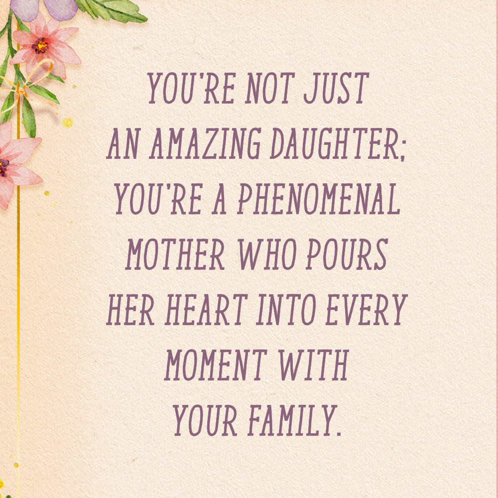 Mother's Day Card For Daughter