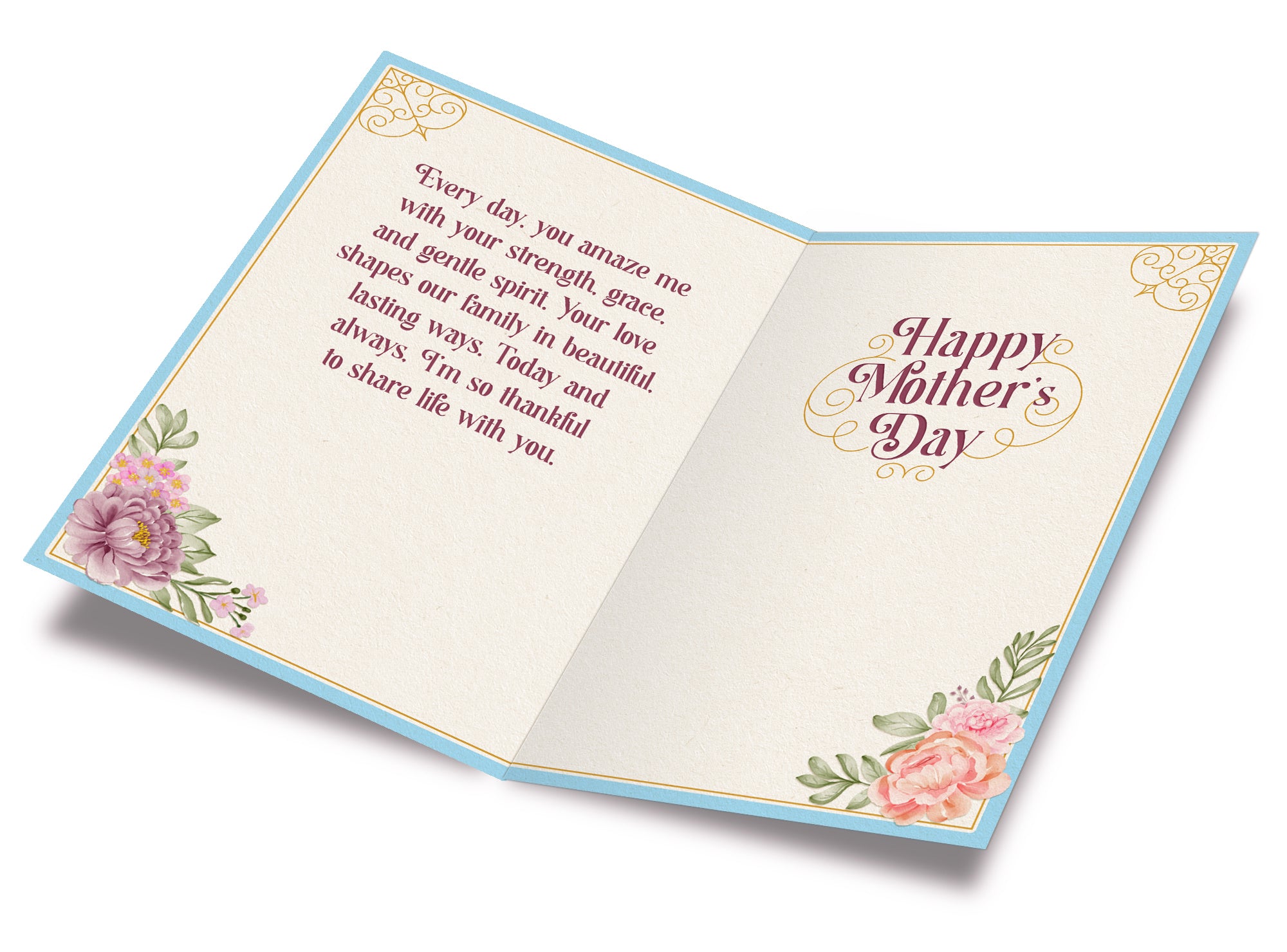 Wife Mother's Day Card