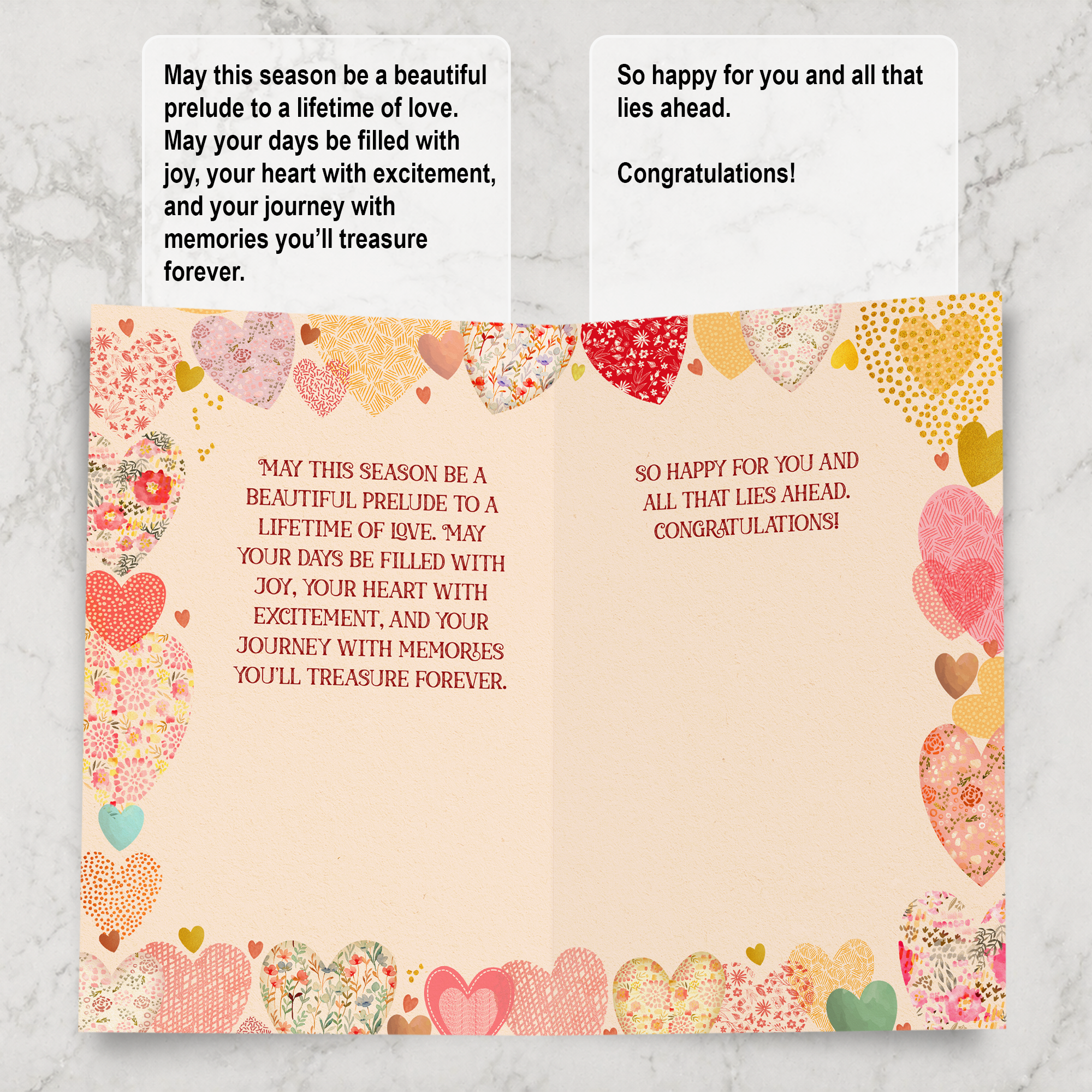 Bridal Shower, Engagement, Wedding Card
