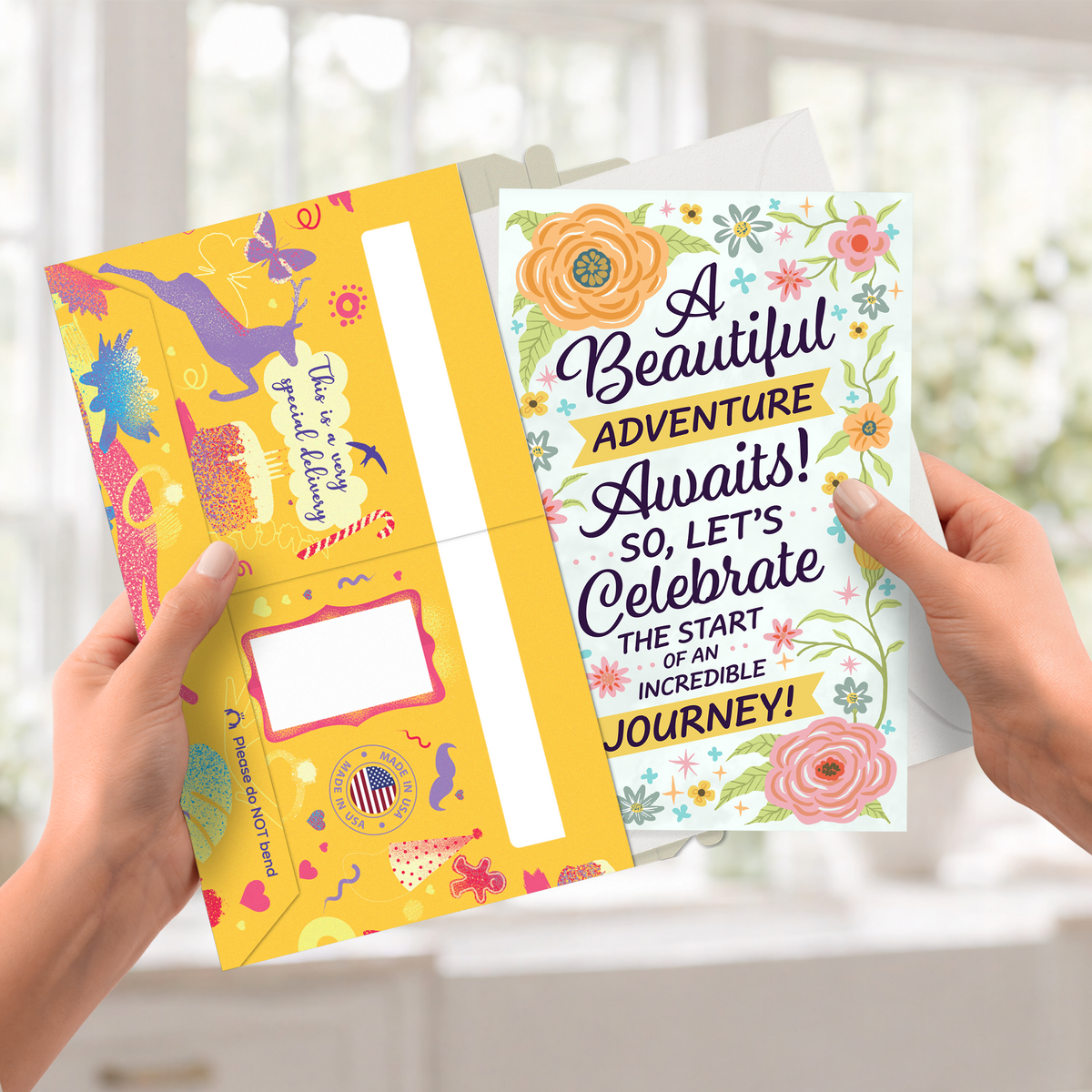 Baby Shower Congratulations Card — pullout