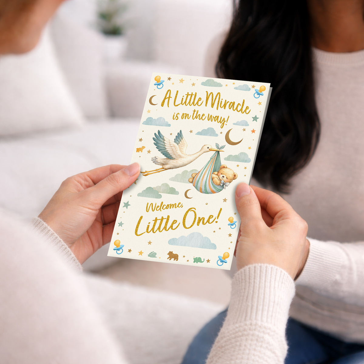 New Baby Shower Congratulations Card — lifestyle1