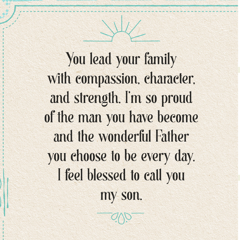 Father's Day Card For Son