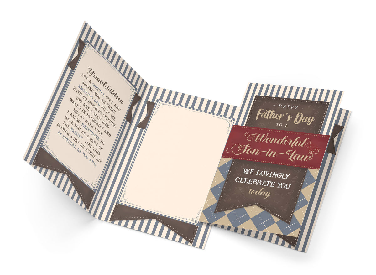 Father's Day Card For Son In Law — open-card